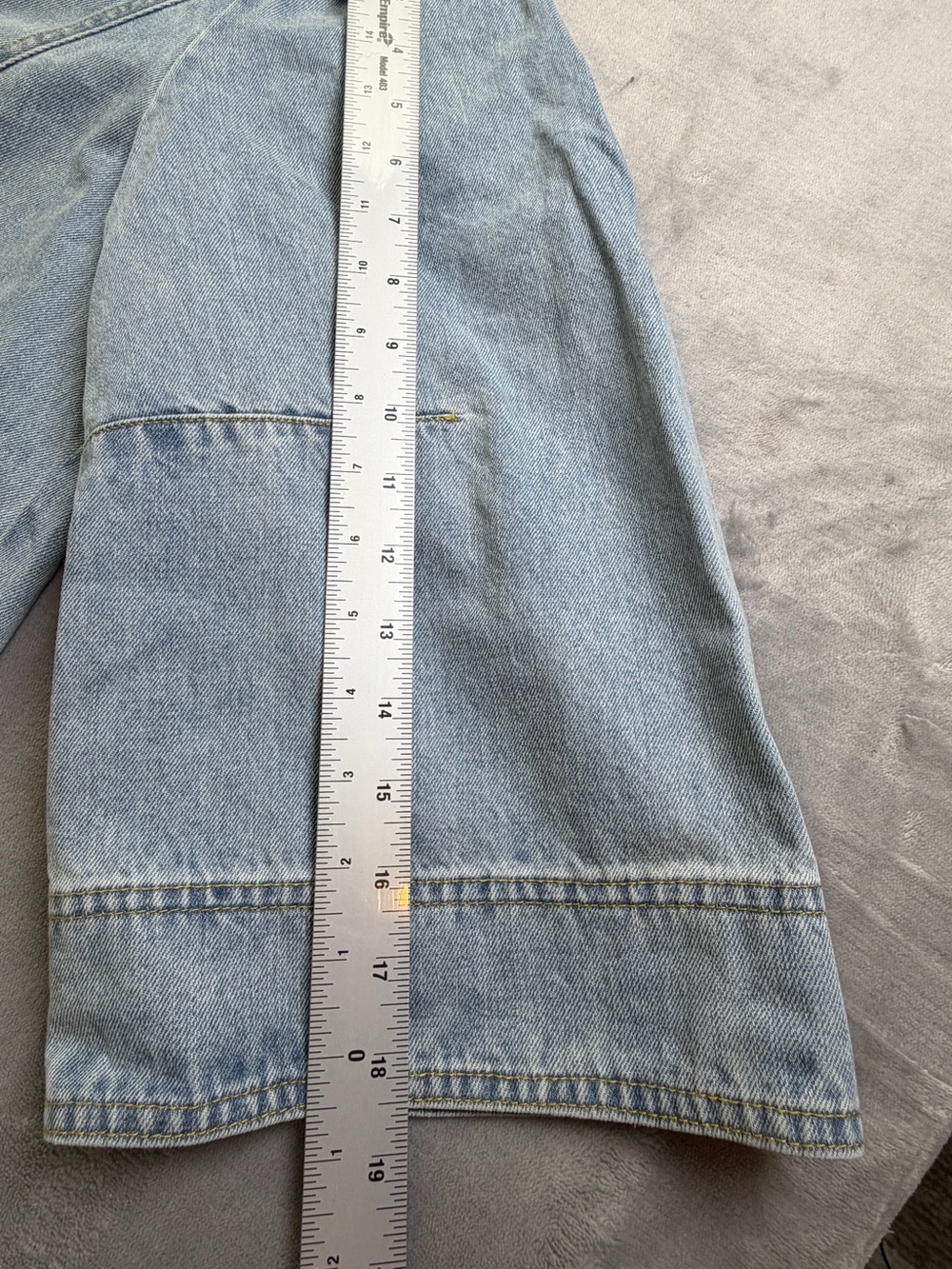 Free People Light Blue Denim Shift Dress Women’s Summer M - Picture 8 of 12